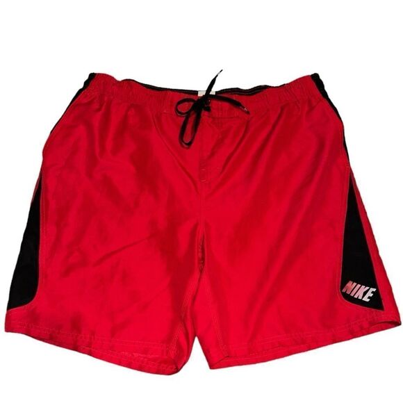 Nike Swim Trunk Shorts Mesh Lined Elastic Drawstring Men's XL - Picture 1 of 7